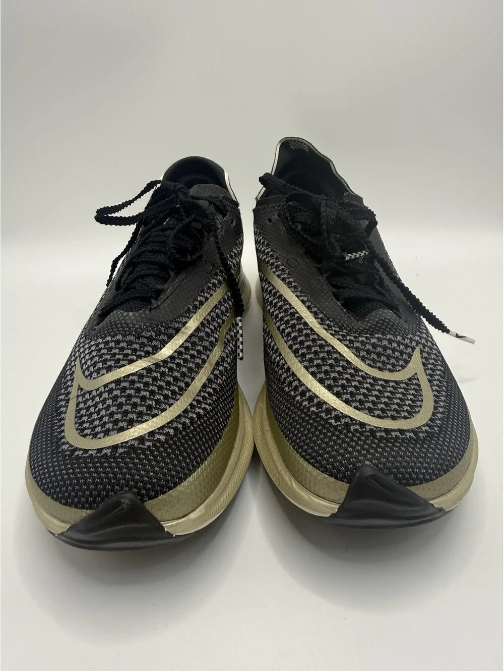 Nike ZoomX Streakfly Black Metallic Gold Grain Men’s SZ 5 Women 7 Running NWOB